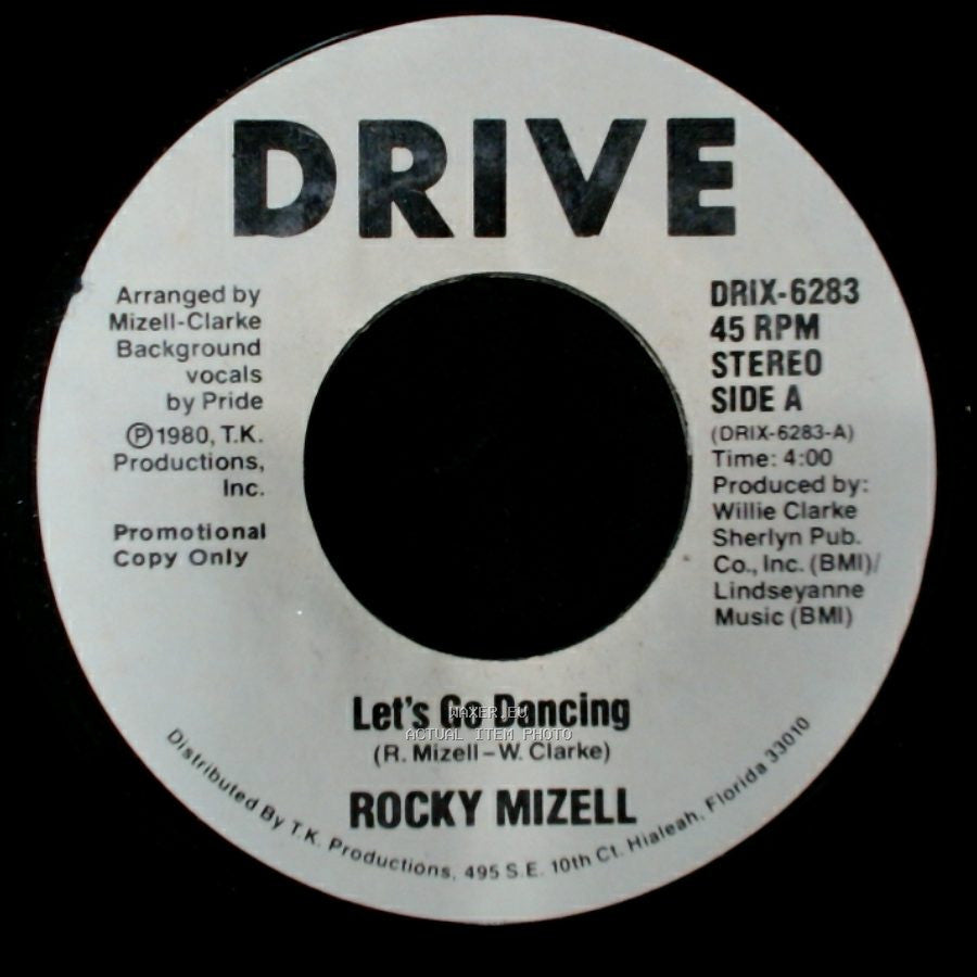 Rocky Mizell - Let's Go Dancing / Let's Go Dancing side B