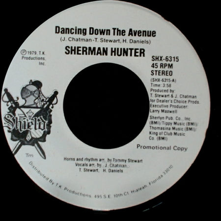 Sherman Hunter - Dancing Down The Avenue / Dancing Down The Avenue side A