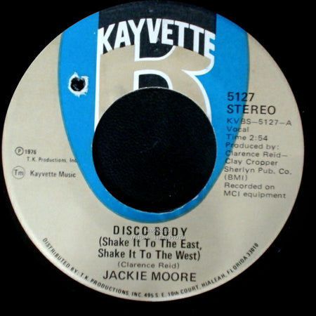 Jackie Moore - Tired Of Hiding / Disco Body (Shake It To The East, Shake It To The West) side A