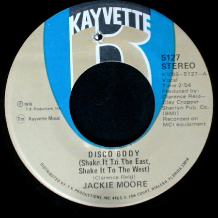 Jackie Moore - Tired Of Hiding / Disco Body (Shake It To The East, Shake It To The West) side A