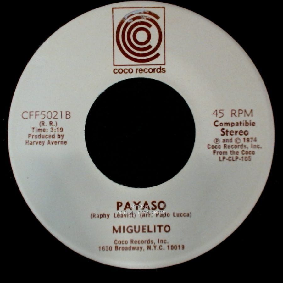 Miguelito - Payaso / Miguelin side A