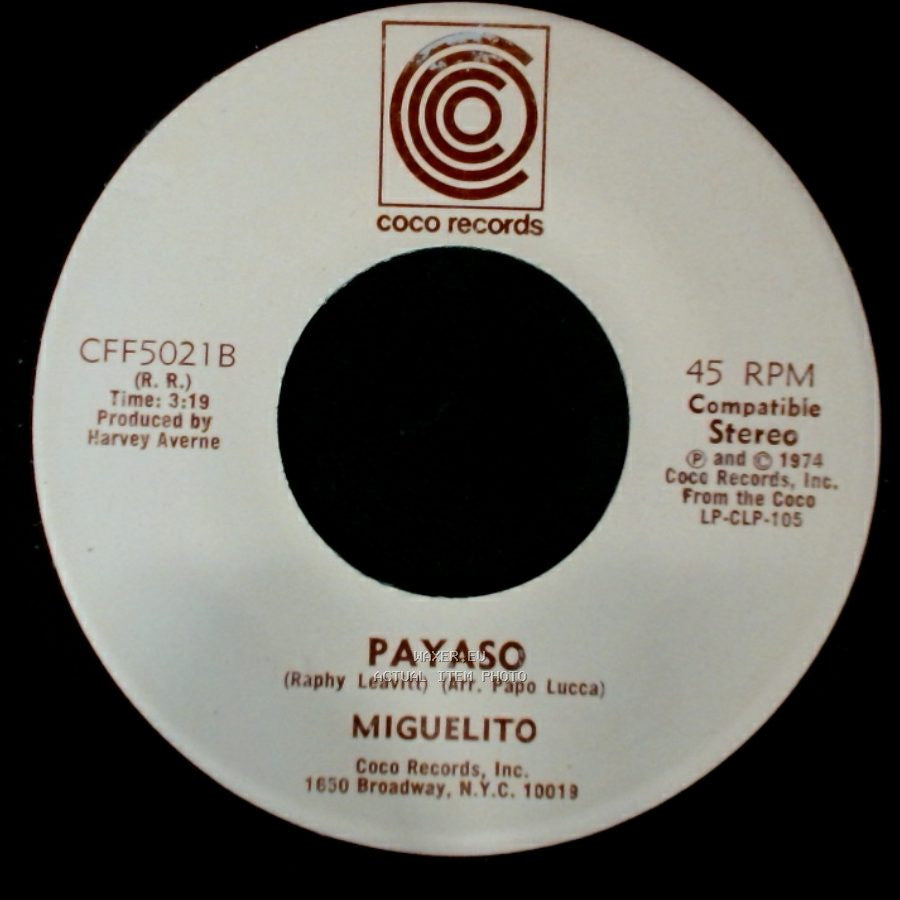 Miguelito - Payaso / Miguelin side A