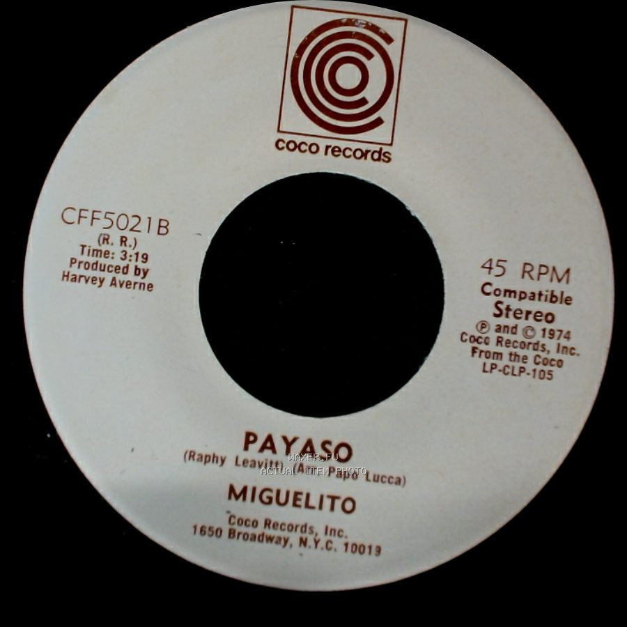Miguelito - Payaso / Miguelin side A