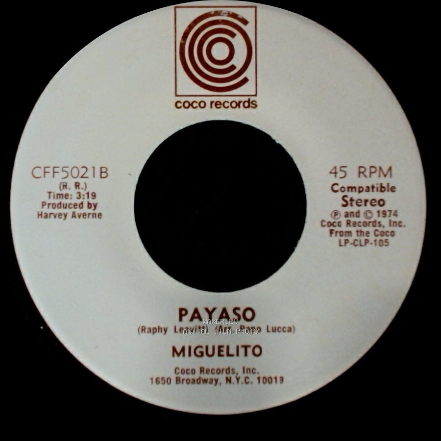 Miguelito - Payaso / Miguelin side A
