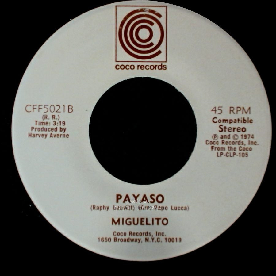 Miguelito - Payaso / Miguelin side B