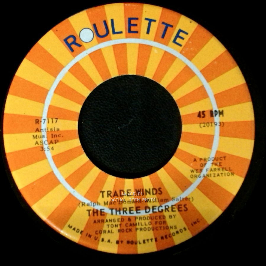 The Three Degrees - I Turn To You / Trade Winds side A