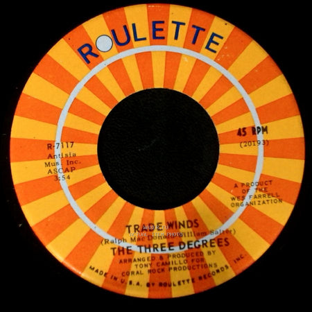 The Three Degrees - I Turn To You / Trade Winds side A