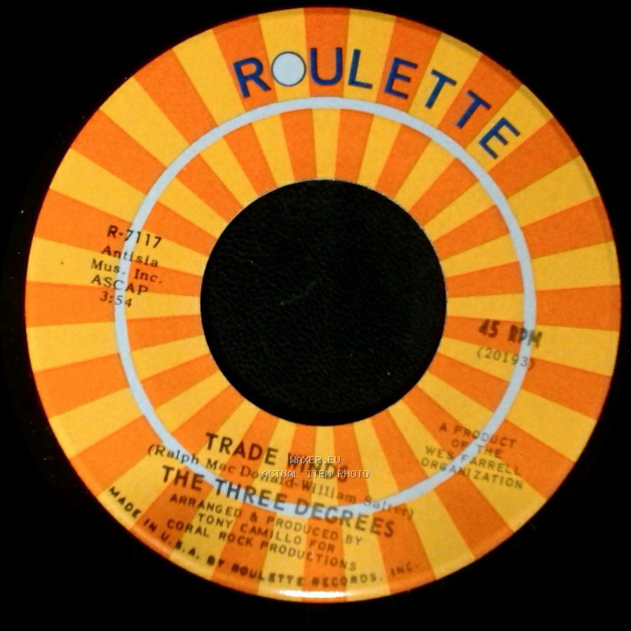 The Three Degrees - I Turn To You / Trade Winds side A