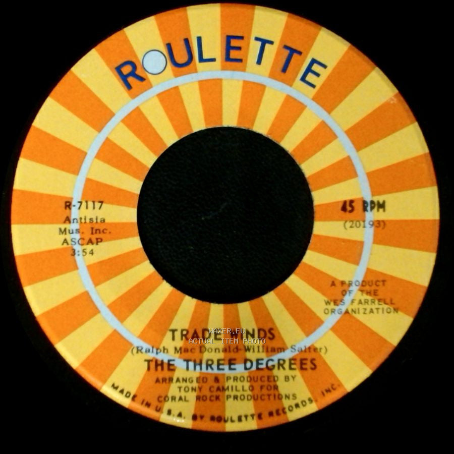 The Three Degrees - I Turn To You / Trade Winds side A