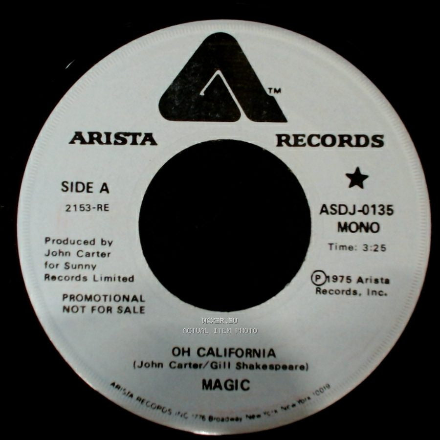 Magic - Oh California / Oh California side A