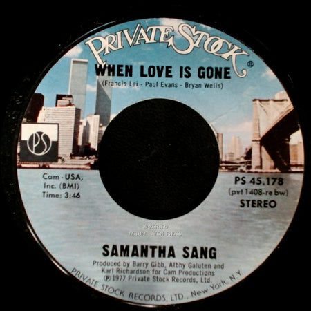 Samantha Sang - When Love Is Gone / Emotion side A