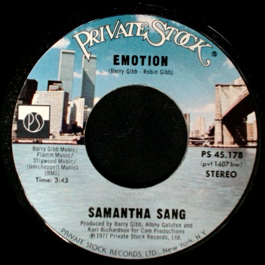 Samantha Sang - When Love Is Gone / Emotion side B