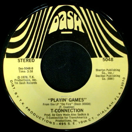 T-Connection - At Midnight / Playin' Games side B