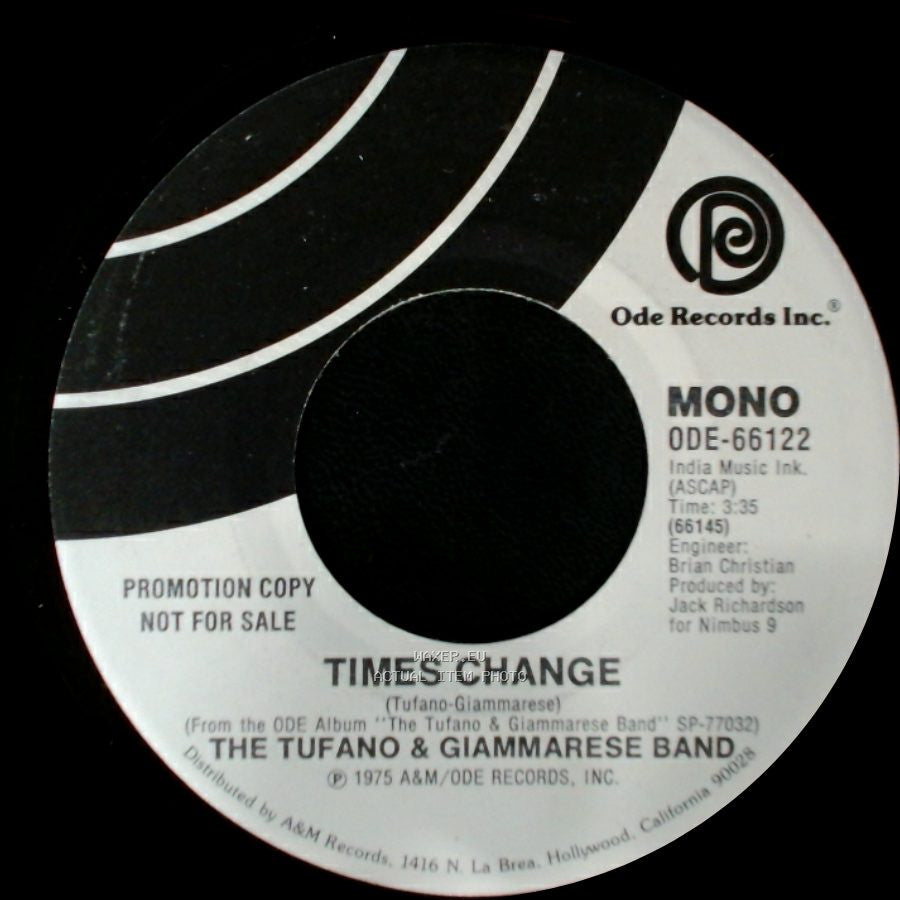 The Tufano & Giammarese Band - Times Change / Times Change side A
