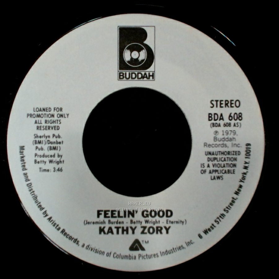 Kathy Zory - Feelin' Good / Feelin' Good side B