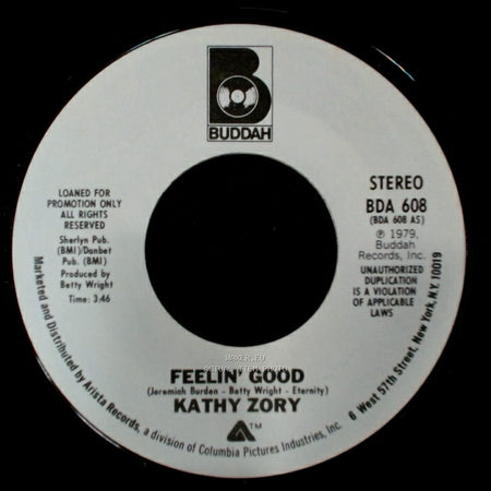 Kathy Zory - Feelin' Good / Feelin' Good side B