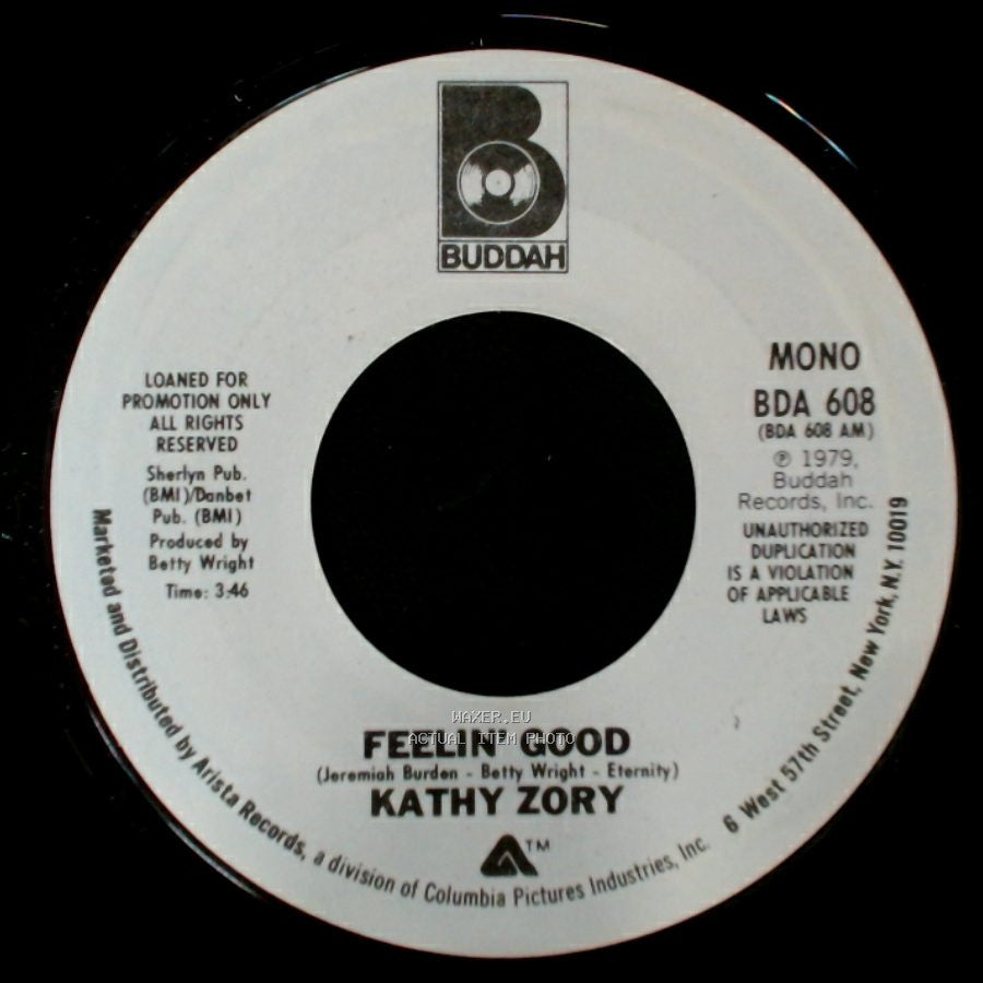 Kathy Zory - Feelin' Good / Feelin' Good side A