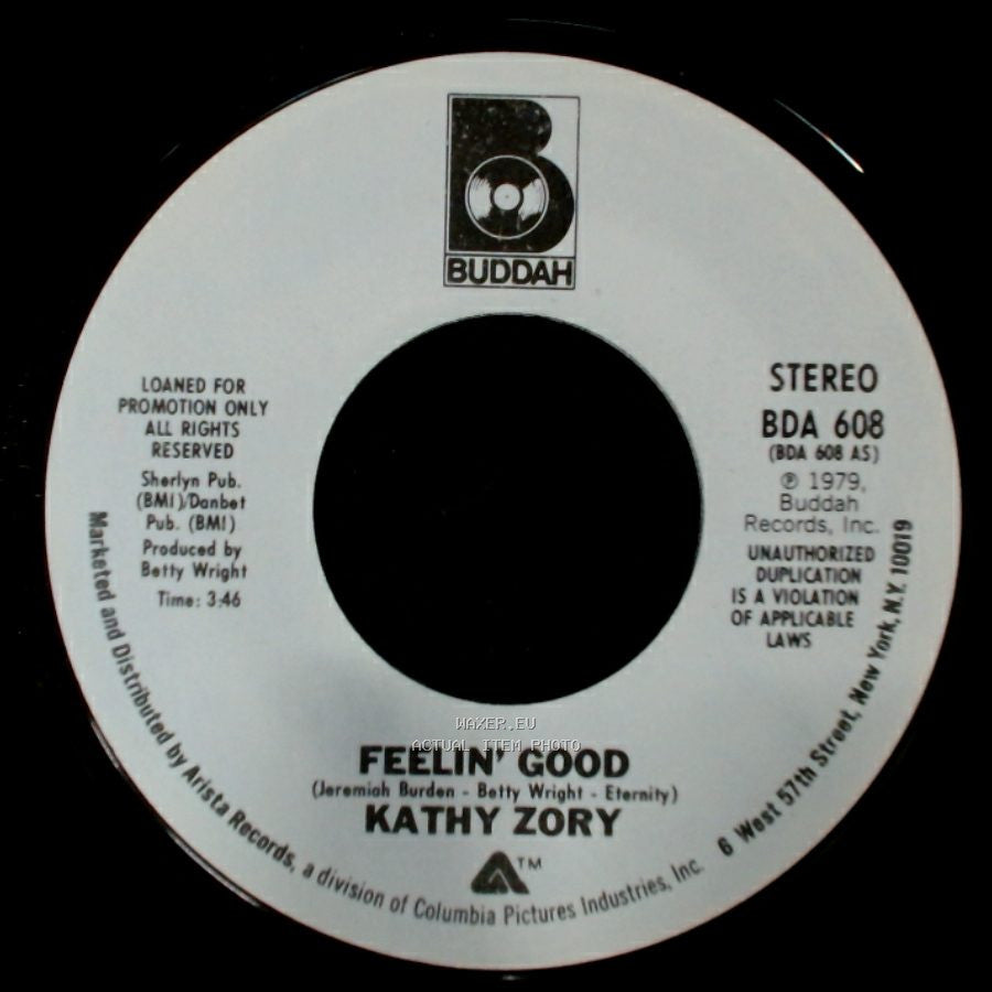Kathy Zory - Feelin' Good / Feelin' Good side B