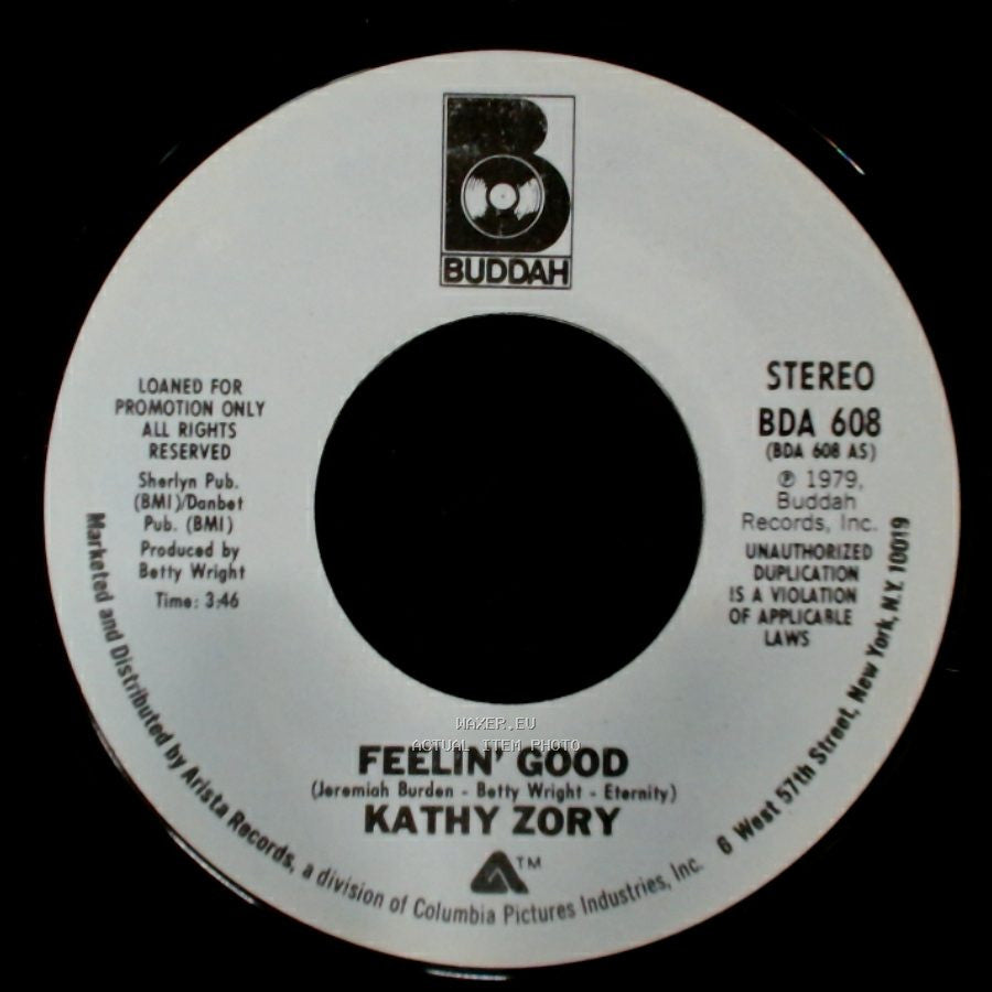 Kathy Zory - Feelin' Good / Feelin' Good side B