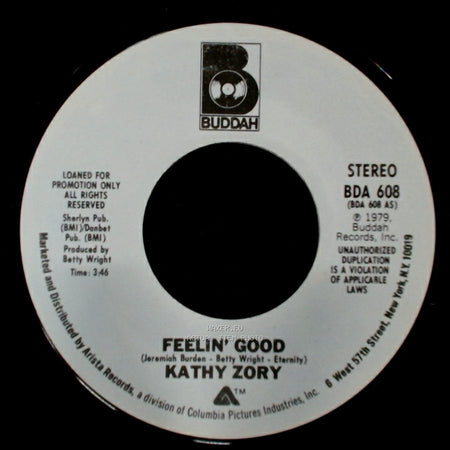 Kathy Zory - Feelin' Good / Feelin' Good side B