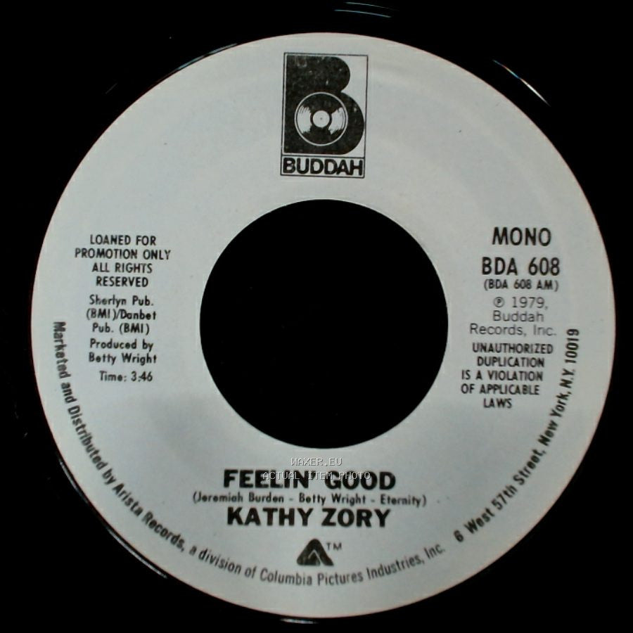 Kathy Zory - Feelin' Good / Feelin' Good side A