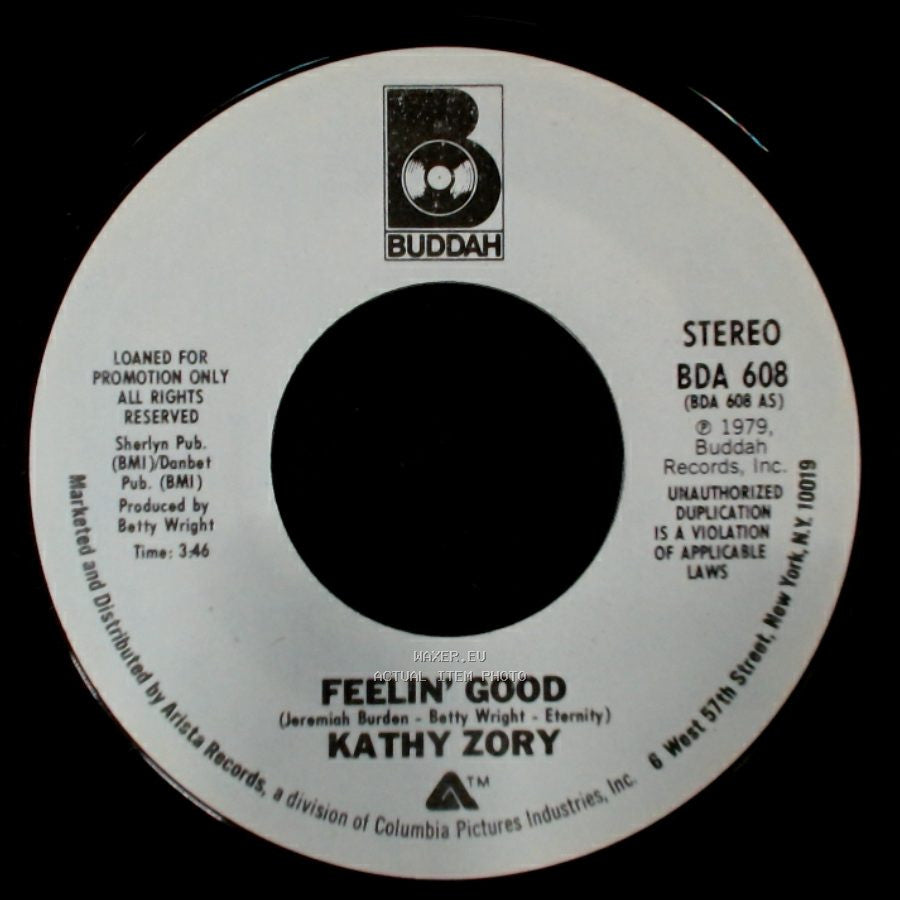 Kathy Zory - Feelin' Good / Feelin' Good side B