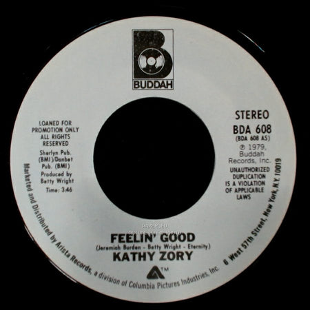 Kathy Zory - Feelin' Good / Feelin' Good side B