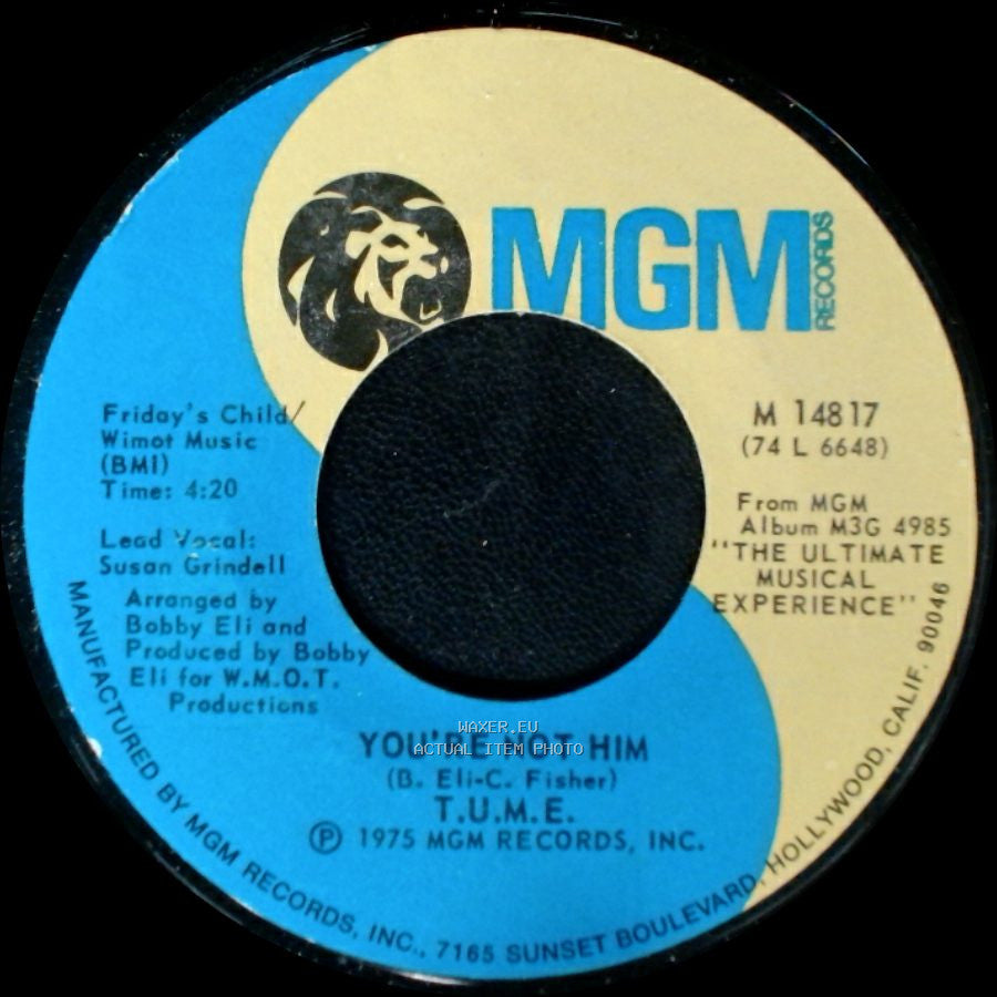 T.U.M.E. - Telling It Like It Is / You're Not Him side A