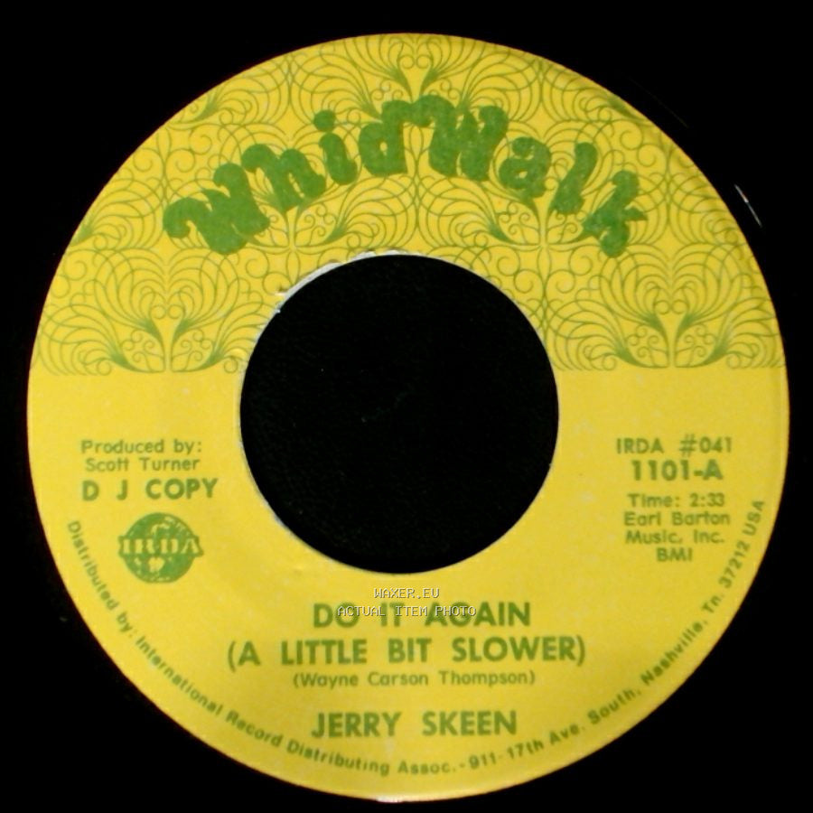 Jerry Skeen - Do It Again (A Little Bit Slower) / Do It Again (A Little Bit Slower) side B