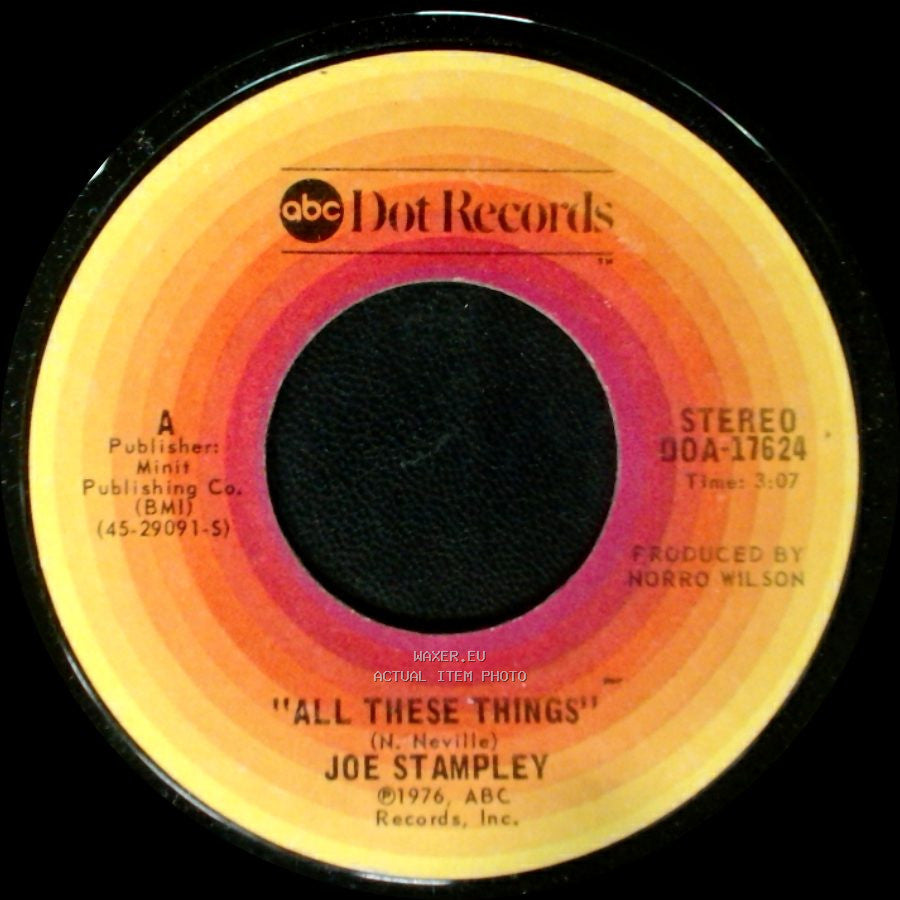 Joe Stampley - All These Things / My Louisiana Woman side A