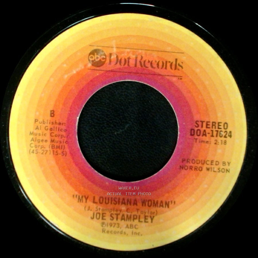 Joe Stampley - All These Things / My Louisiana Woman side B