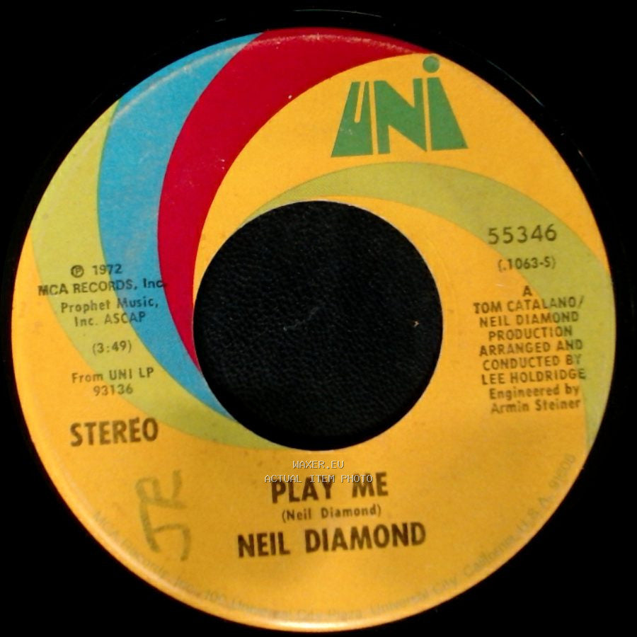 Neil Diamond - Play Me / Porcupine Pie side A