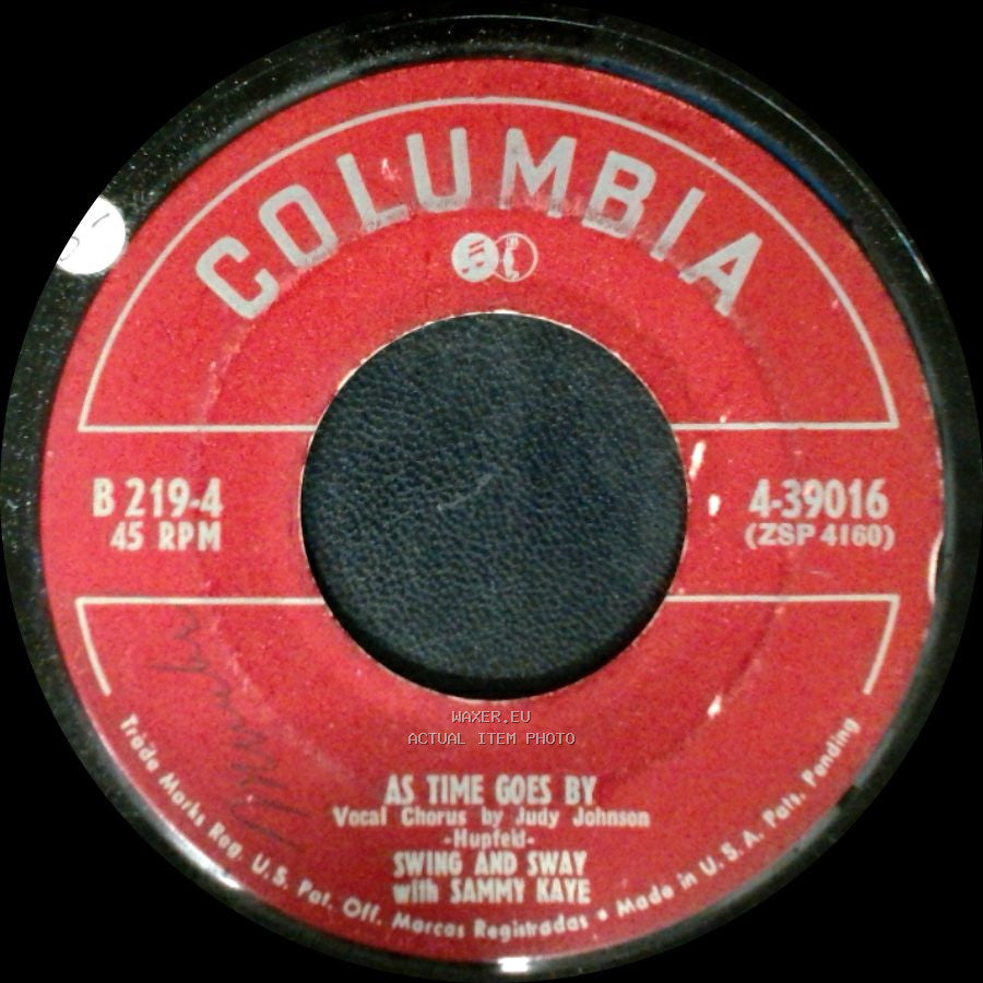 Swing And Sway With Sammy Kaye - Honey / As Time Goes By side B