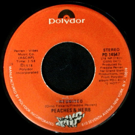 Peaches & Herb - Reunited / Easy As Pie side A