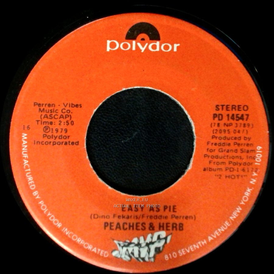 Peaches & Herb - Reunited / Easy As Pie side B