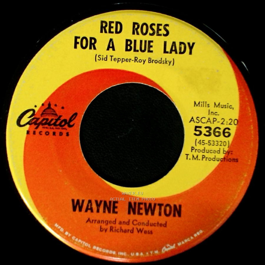 Wayne Newton - One More Memory / Red Roses For A Blue Lady side B