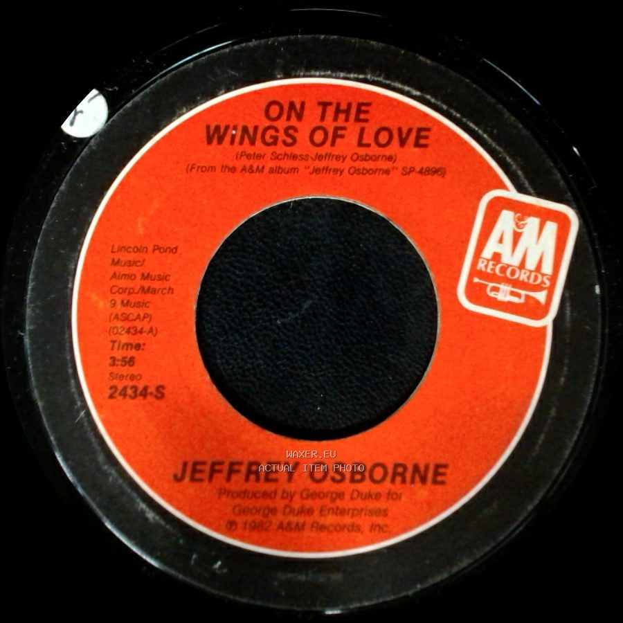 Jeffrey Osborne - On The Wings Of Love / I'm Beggin' side A