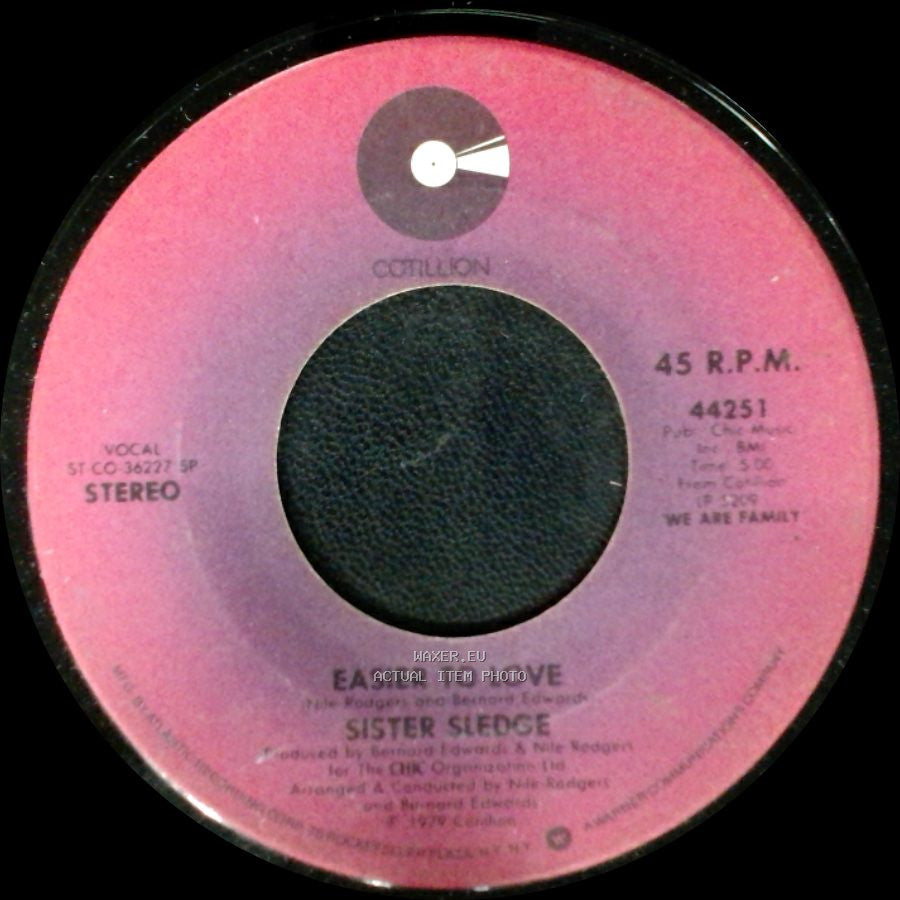 Sister Sledge - Easier To Love / We Are Family side A