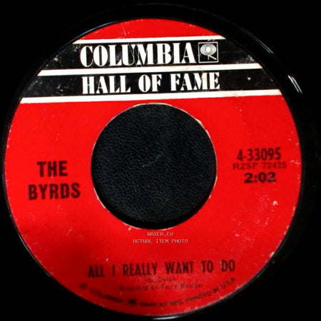 The Byrds - Mr. Tambourine Man / All I Really Want To Do side B