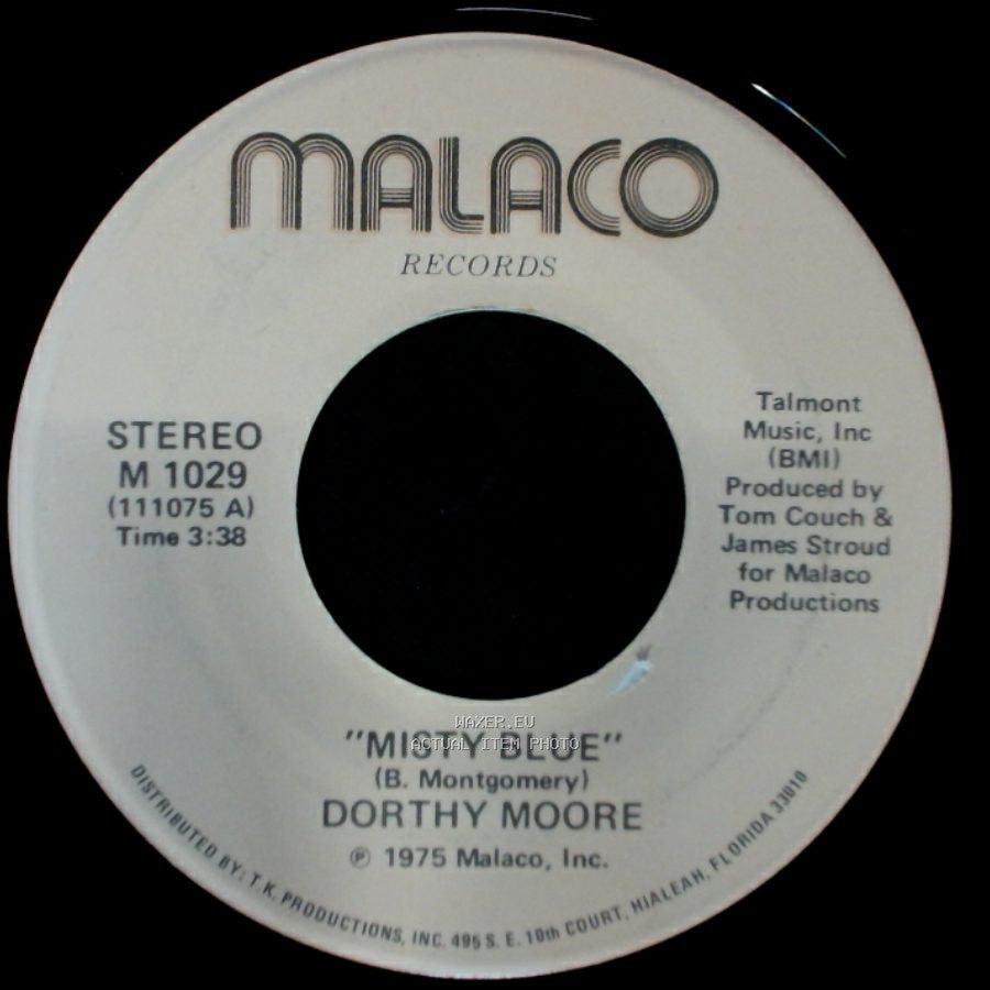 Dorthy Moore - Here It Is / Misty Blue side B