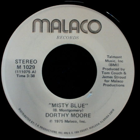 Dorthy Moore - Here It Is / Misty Blue side B