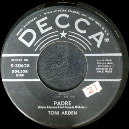 Toni Arden - Padre / All At Once side A