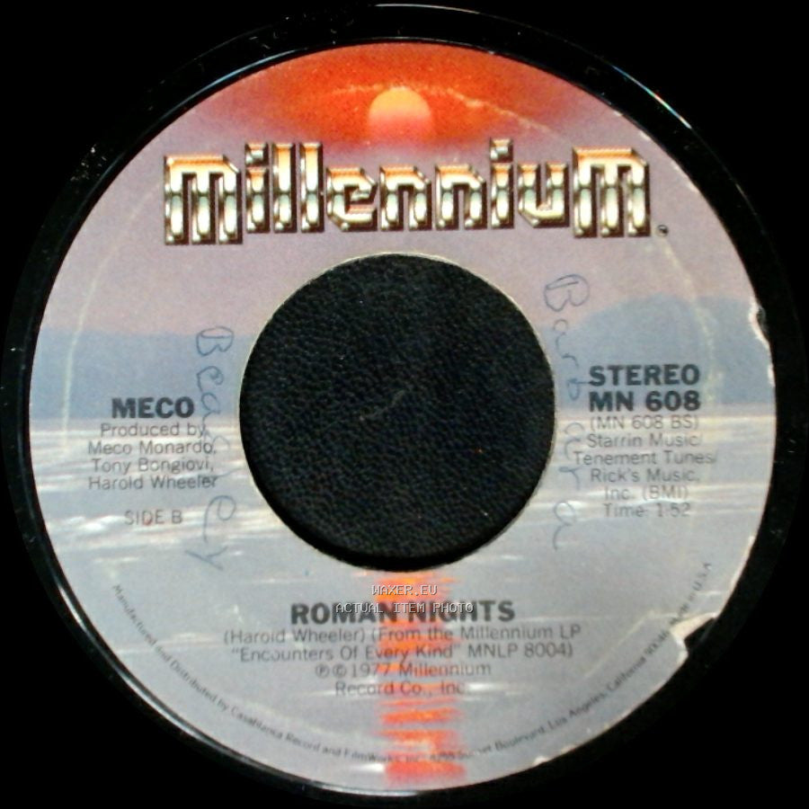Meco - Theme From Close Encounters / Roman Nights side B