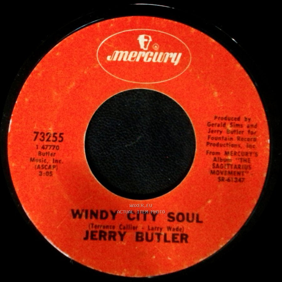 Jerry Butler / Jerry Butler And Brenda Lee Eager - Windy City Soul / Ain't Understanding Mellow side A