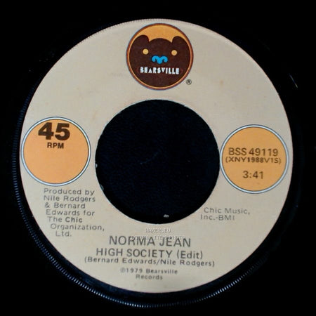 Norma Jean - High Society (Edit) / Hold Me Lonely Boy side A