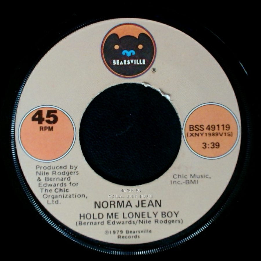 Norma Jean - High Society (Edit) / Hold Me Lonely Boy side B