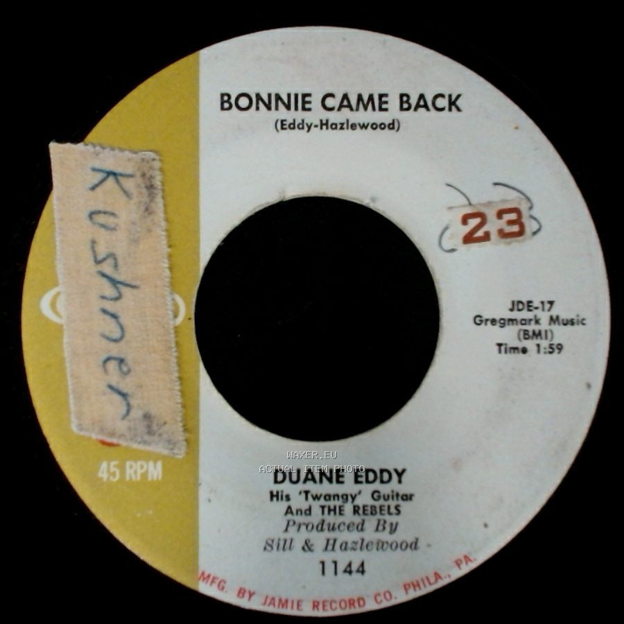 Duane Eddy - Bonnie Came Back / Lost Island side A