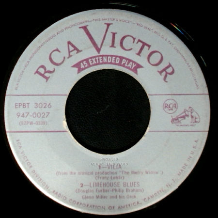 Glenn Miller And His Orchestra / Glenn Miller And His Orch. - On The Alamo / On Army Team / 1 - Vilia / 2 - Limehouse Blues side B