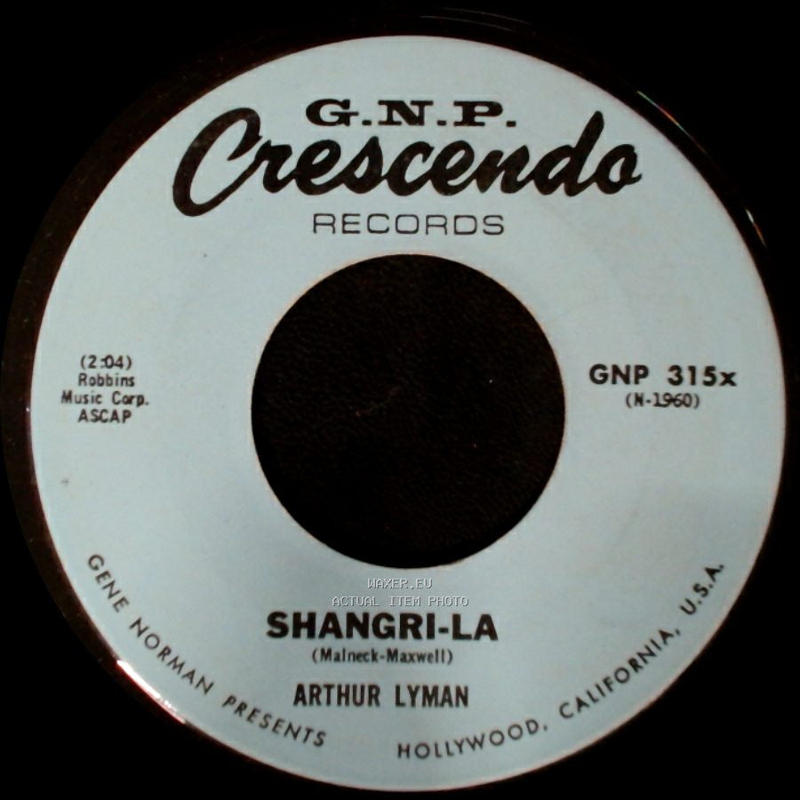 Arthur Lyman - Shangri-La / Pearly Shells (Pupu O Ewa) side A