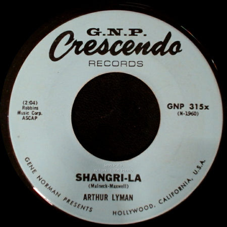 Arthur Lyman - Shangri-La / Pearly Shells (Pupu O Ewa) side A